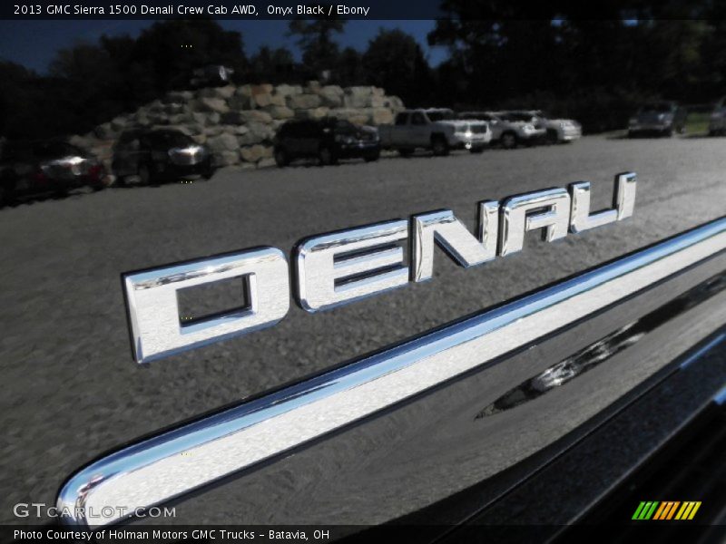 Onyx Black / Ebony 2013 GMC Sierra 1500 Denali Crew Cab AWD