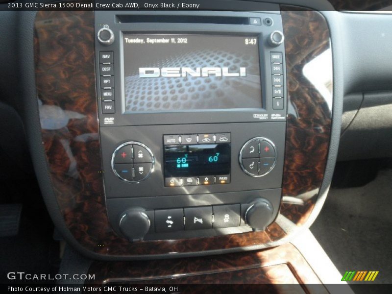 Onyx Black / Ebony 2013 GMC Sierra 1500 Denali Crew Cab AWD
