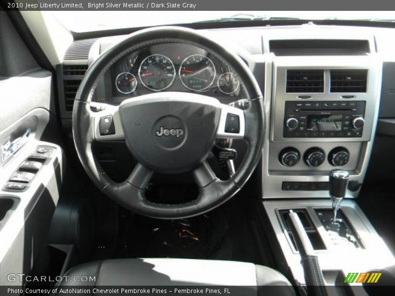 Bright Silver Metallic / Dark Slate Gray 2010 Jeep Liberty Limited