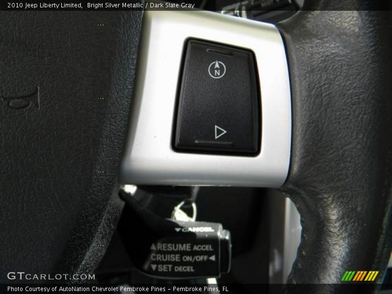Bright Silver Metallic / Dark Slate Gray 2010 Jeep Liberty Limited