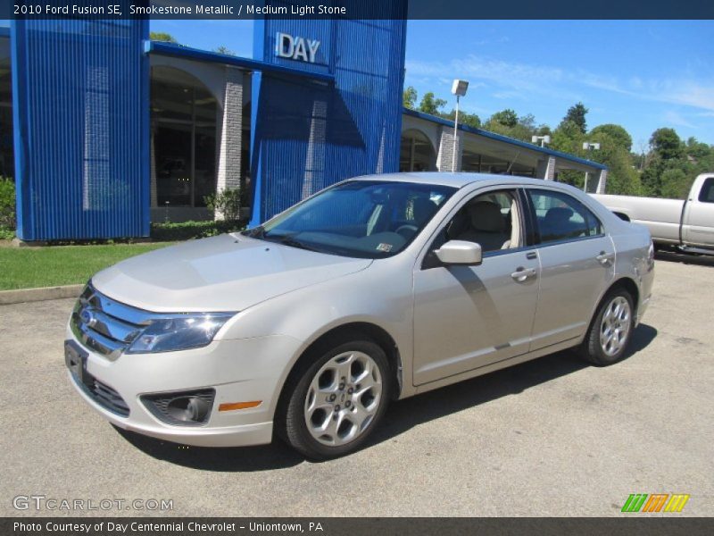 Smokestone Metallic / Medium Light Stone 2010 Ford Fusion SE