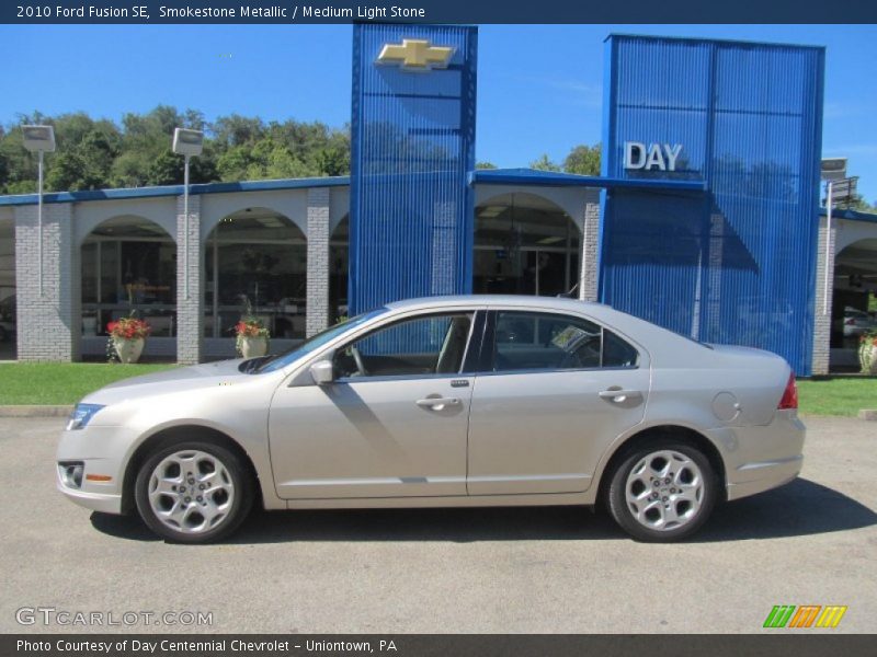 Smokestone Metallic / Medium Light Stone 2010 Ford Fusion SE