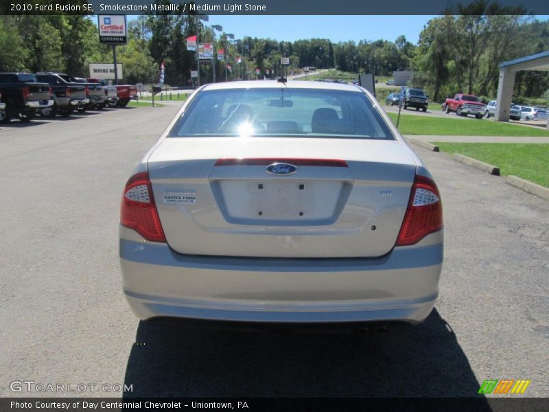 Smokestone Metallic / Medium Light Stone 2010 Ford Fusion SE