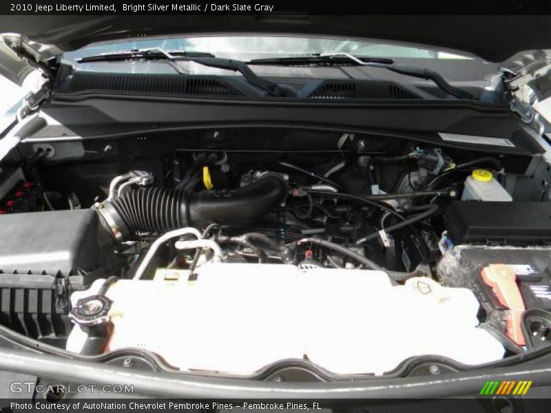Bright Silver Metallic / Dark Slate Gray 2010 Jeep Liberty Limited