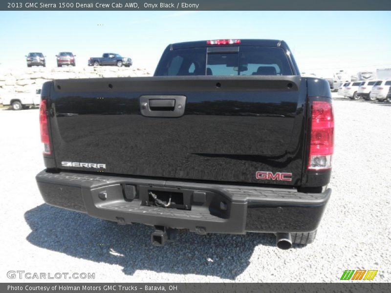 Onyx Black / Ebony 2013 GMC Sierra 1500 Denali Crew Cab AWD