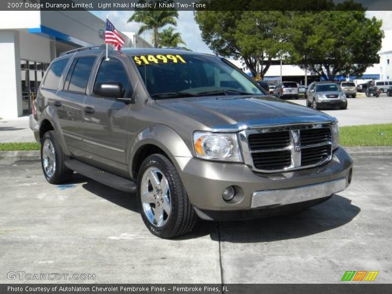 Light Khaki Metallic / Khaki Two-Tone 2007 Dodge Durango Limited
