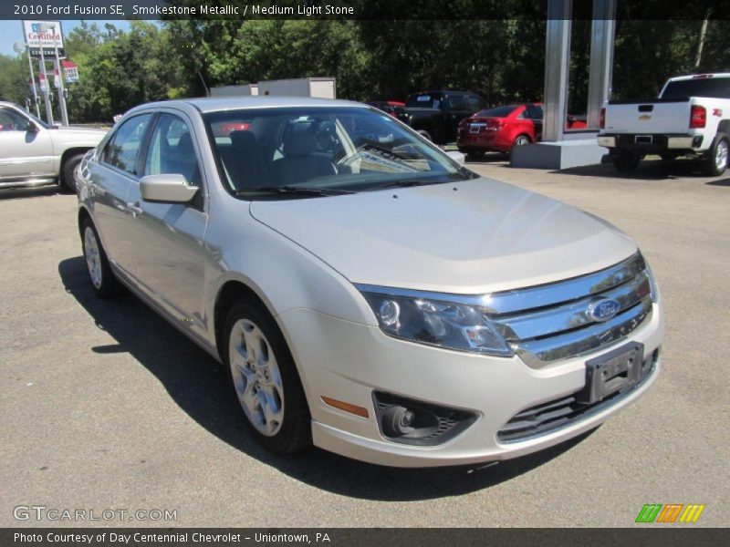 Smokestone Metallic / Medium Light Stone 2010 Ford Fusion SE