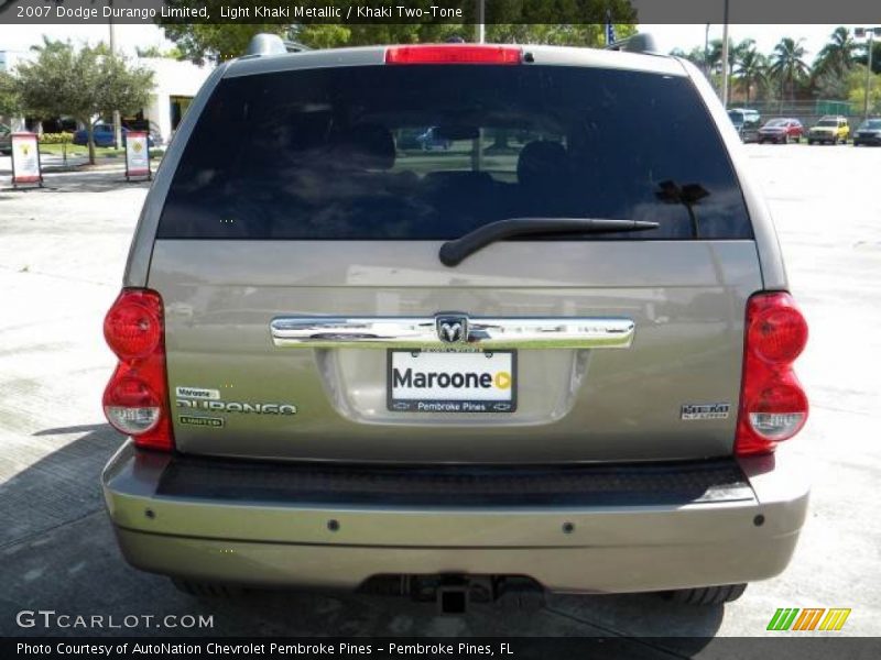 Light Khaki Metallic / Khaki Two-Tone 2007 Dodge Durango Limited