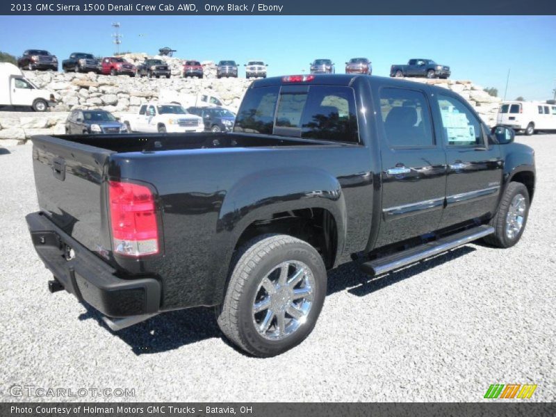 Onyx Black / Ebony 2013 GMC Sierra 1500 Denali Crew Cab AWD
