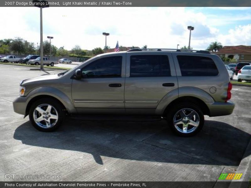 Light Khaki Metallic / Khaki Two-Tone 2007 Dodge Durango Limited