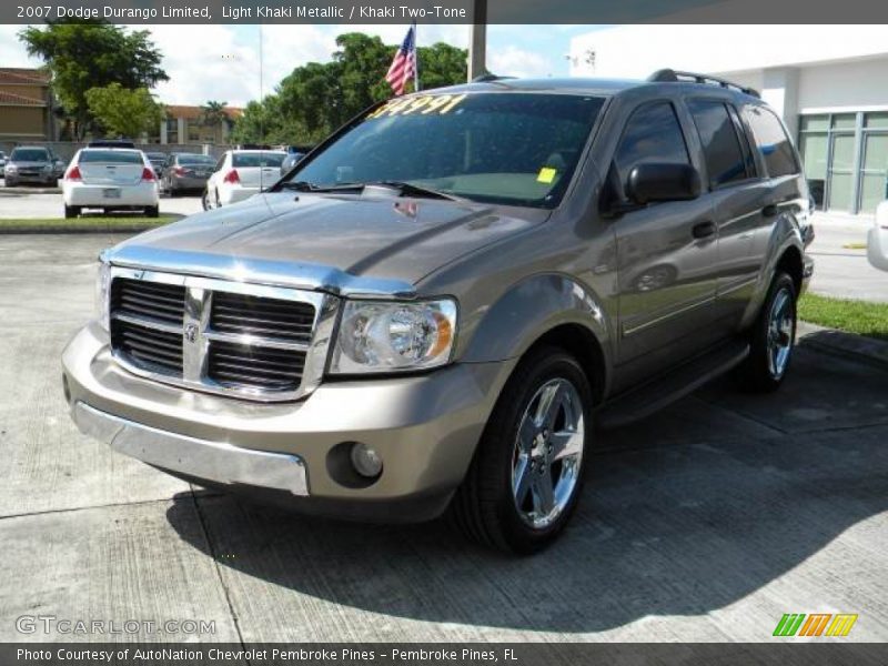 Light Khaki Metallic / Khaki Two-Tone 2007 Dodge Durango Limited