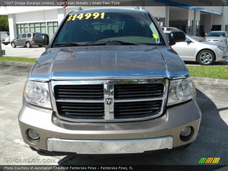 Light Khaki Metallic / Khaki Two-Tone 2007 Dodge Durango Limited