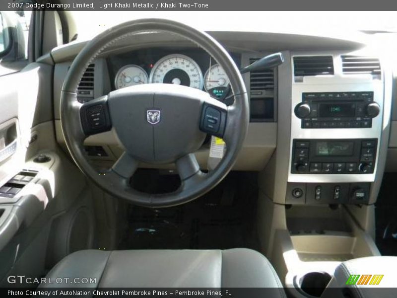 Light Khaki Metallic / Khaki Two-Tone 2007 Dodge Durango Limited