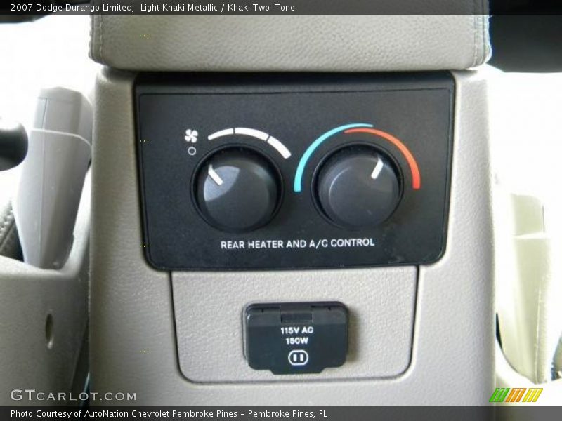 Controls of 2007 Durango Limited