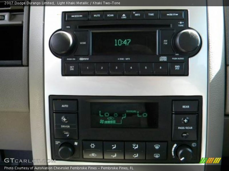 Controls of 2007 Durango Limited