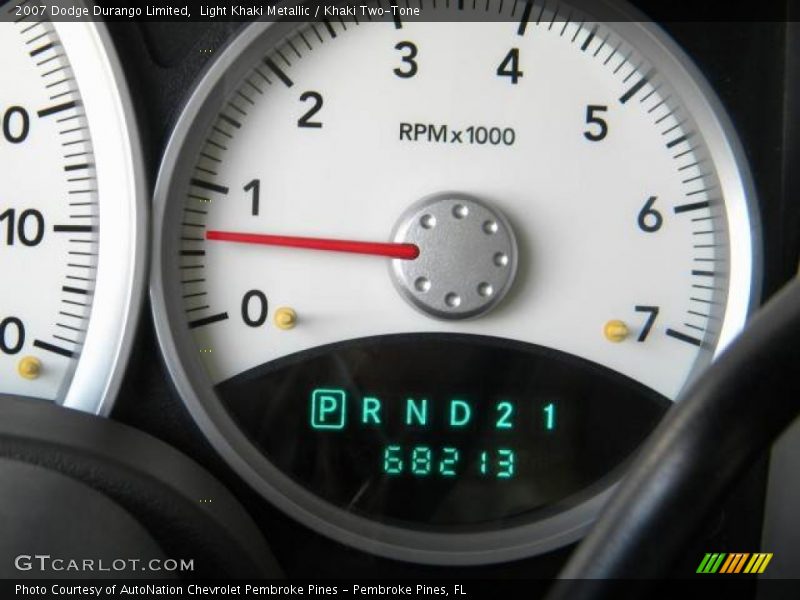 Light Khaki Metallic / Khaki Two-Tone 2007 Dodge Durango Limited