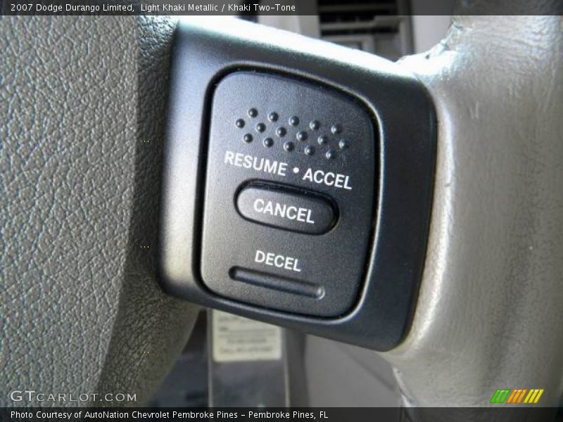 Controls of 2007 Durango Limited