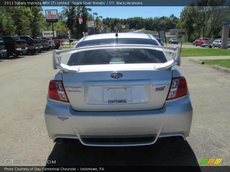 Spark Silver Metallic / STI  Black/Alcantara 2011 Subaru Impreza WRX STi Limited