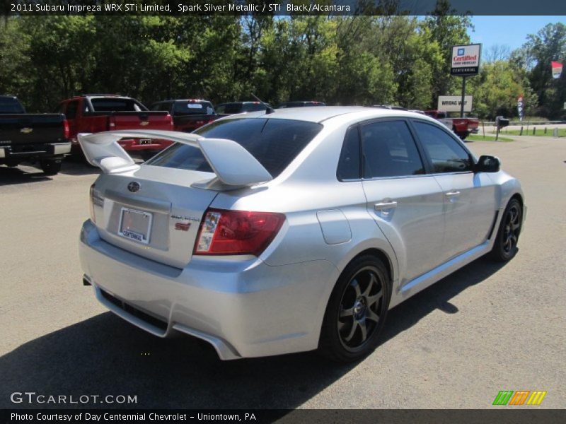 Spark Silver Metallic / STI  Black/Alcantara 2011 Subaru Impreza WRX STi Limited