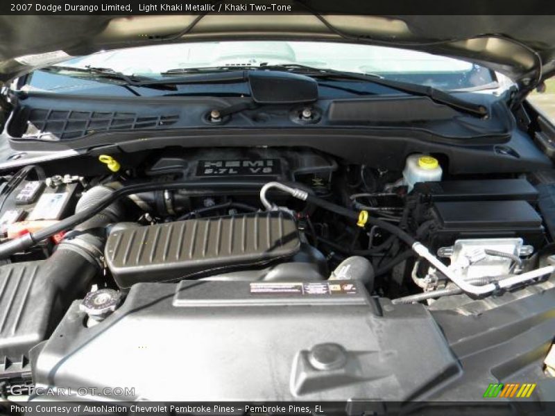  2007 Durango Limited Engine - 5.7 Liter HEMI OHV 16-Valve V8