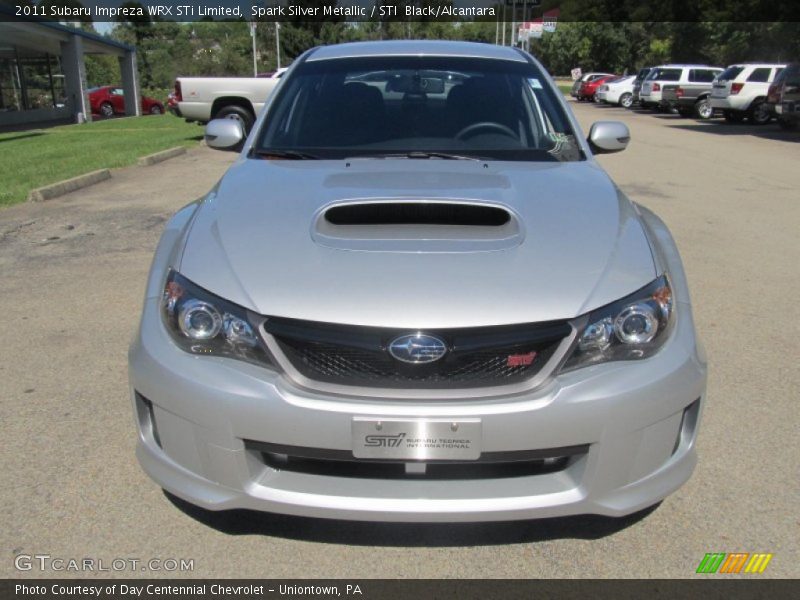 Spark Silver Metallic / STI  Black/Alcantara 2011 Subaru Impreza WRX STi Limited