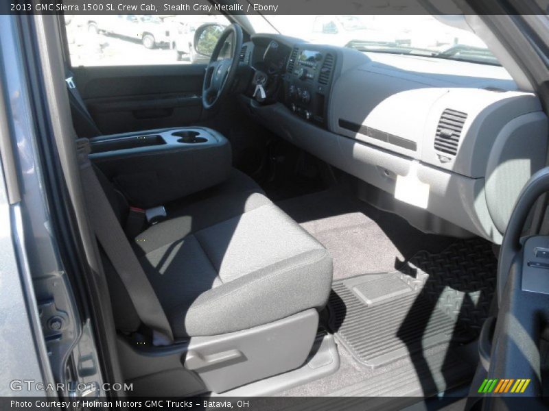 Stealth Gray Metallic / Ebony 2013 GMC Sierra 1500 SL Crew Cab
