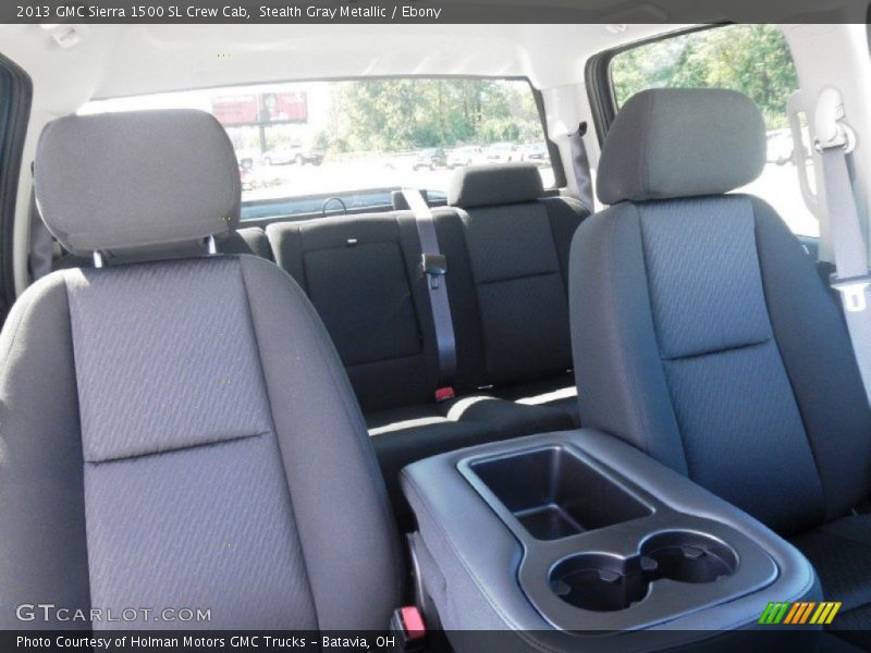 Stealth Gray Metallic / Ebony 2013 GMC Sierra 1500 SL Crew Cab