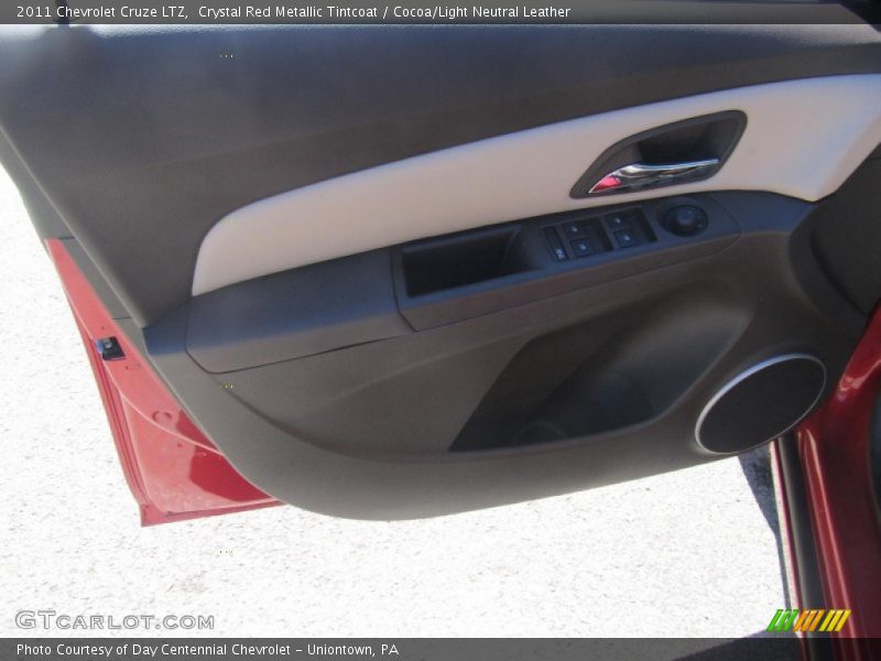 Crystal Red Metallic Tintcoat / Cocoa/Light Neutral Leather 2011 Chevrolet Cruze LTZ