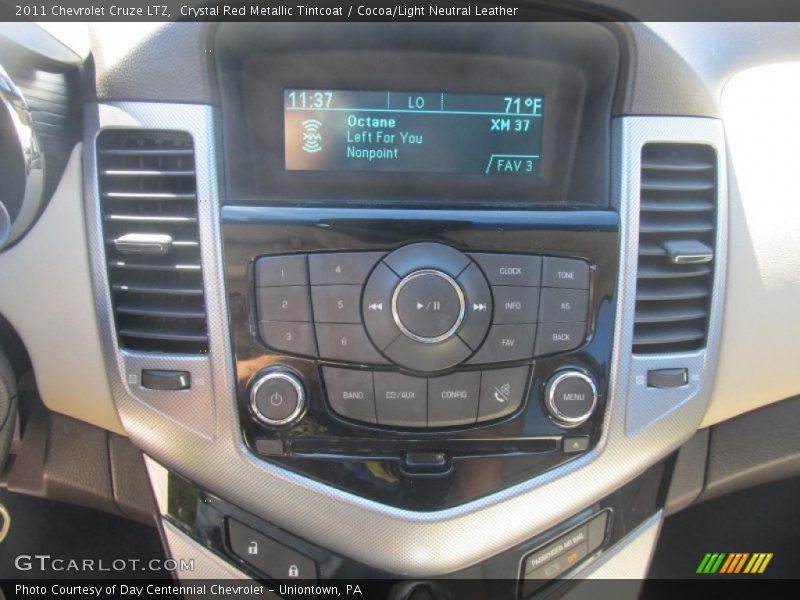 Crystal Red Metallic Tintcoat / Cocoa/Light Neutral Leather 2011 Chevrolet Cruze LTZ