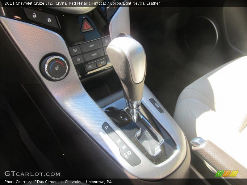 Crystal Red Metallic Tintcoat / Cocoa/Light Neutral Leather 2011 Chevrolet Cruze LTZ