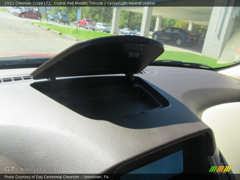 Crystal Red Metallic Tintcoat / Cocoa/Light Neutral Leather 2011 Chevrolet Cruze LTZ