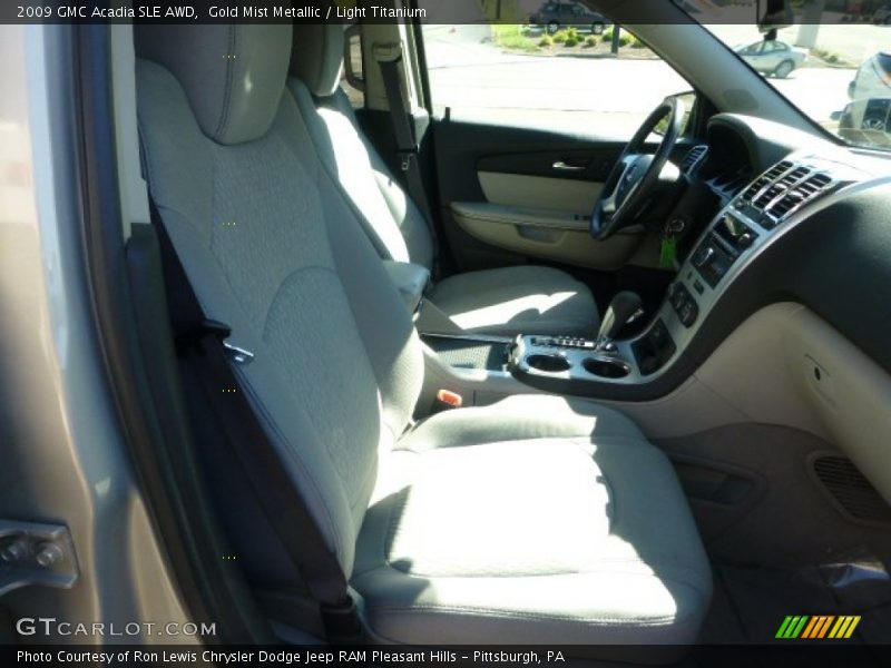 Gold Mist Metallic / Light Titanium 2009 GMC Acadia SLE AWD