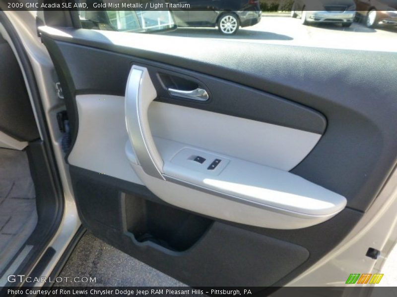 Gold Mist Metallic / Light Titanium 2009 GMC Acadia SLE AWD