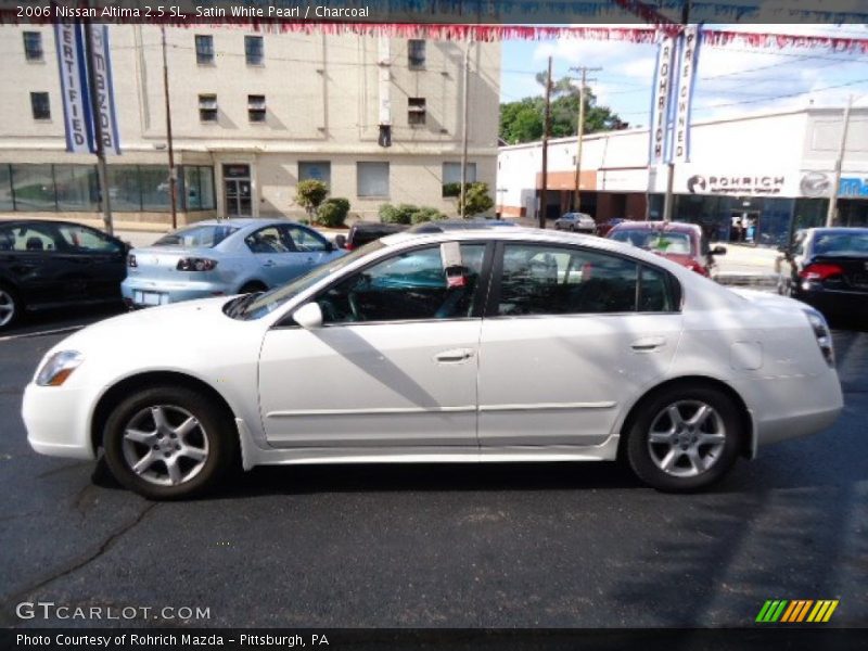 Satin White Pearl / Charcoal 2006 Nissan Altima 2.5 SL