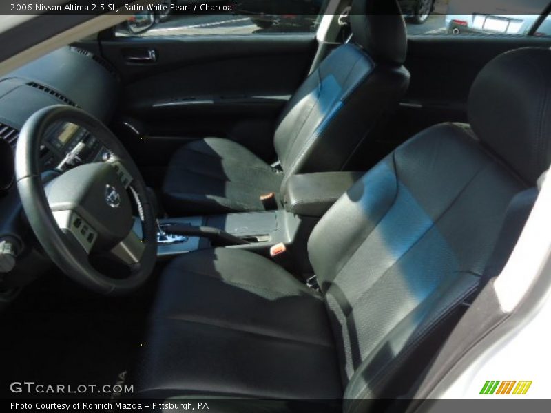 Satin White Pearl / Charcoal 2006 Nissan Altima 2.5 SL