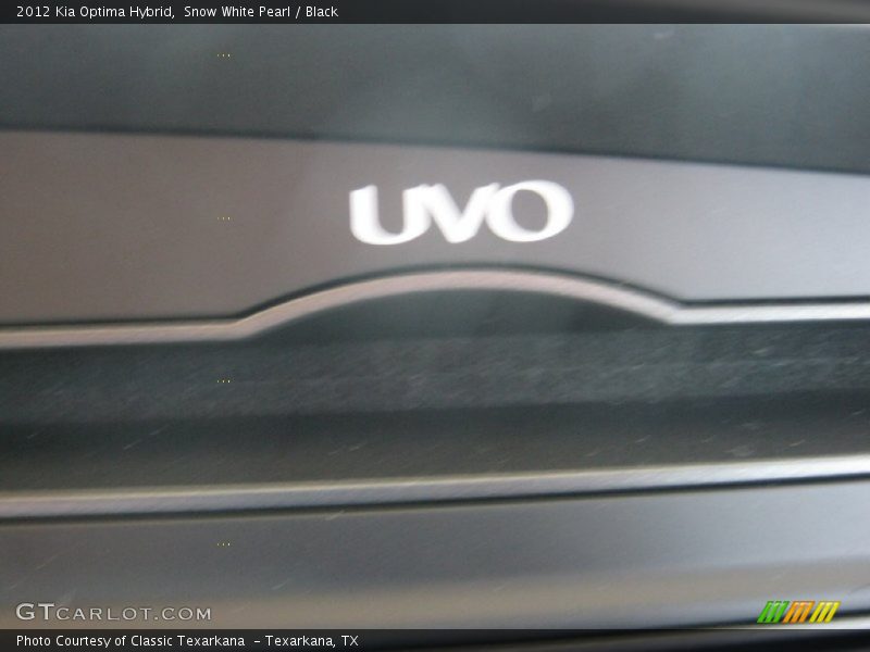 Snow White Pearl / Black 2012 Kia Optima Hybrid