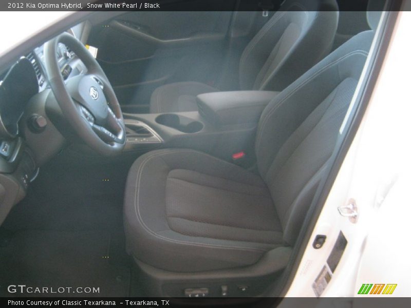 Snow White Pearl / Black 2012 Kia Optima Hybrid