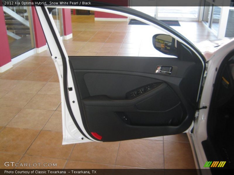 Snow White Pearl / Black 2012 Kia Optima Hybrid