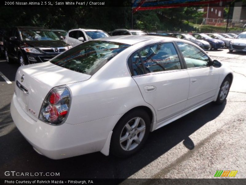 Satin White Pearl / Charcoal 2006 Nissan Altima 2.5 SL