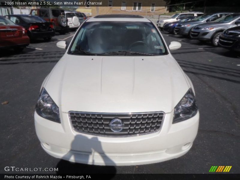 Satin White Pearl / Charcoal 2006 Nissan Altima 2.5 SL