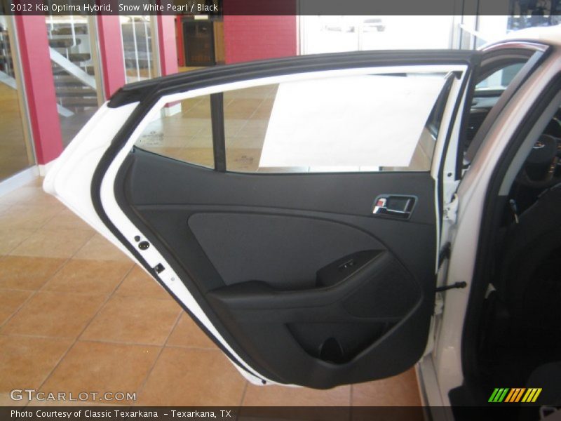 Snow White Pearl / Black 2012 Kia Optima Hybrid