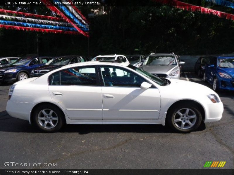 Satin White Pearl / Charcoal 2006 Nissan Altima 2.5 SL