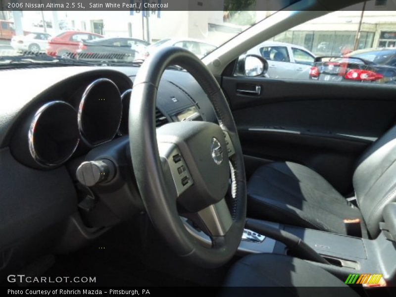 Satin White Pearl / Charcoal 2006 Nissan Altima 2.5 SL