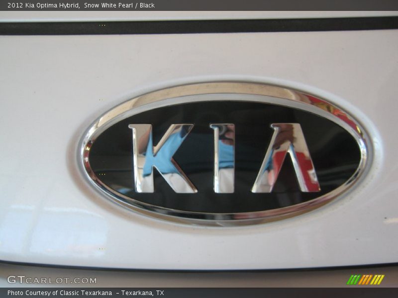 Snow White Pearl / Black 2012 Kia Optima Hybrid