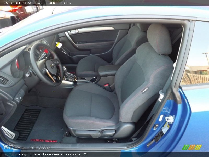 Corsa Blue / Black 2013 Kia Forte Koup SX