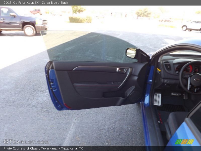 Corsa Blue / Black 2013 Kia Forte Koup SX
