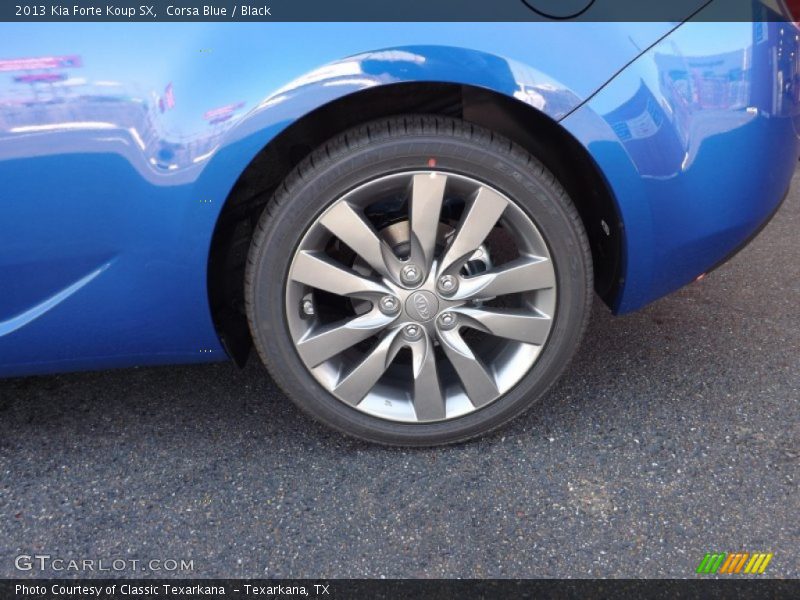 Corsa Blue / Black 2013 Kia Forte Koup SX