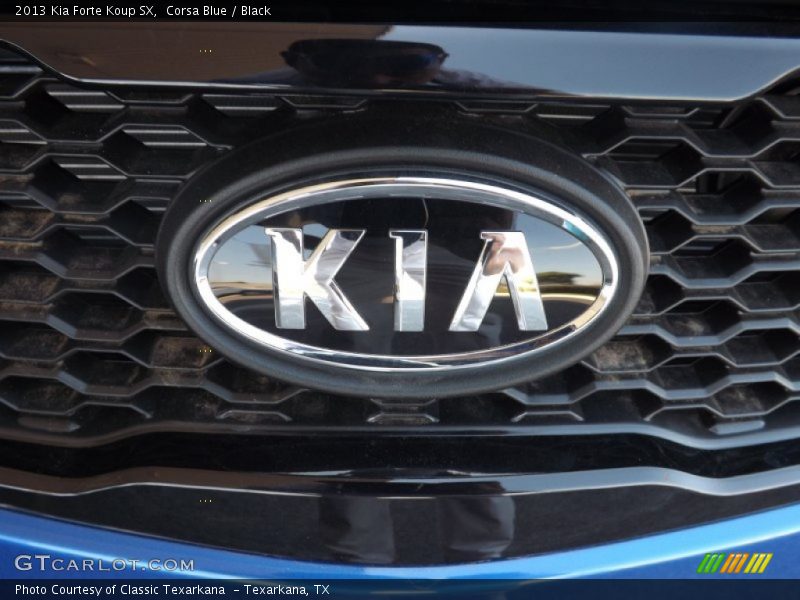 Corsa Blue / Black 2013 Kia Forte Koup SX