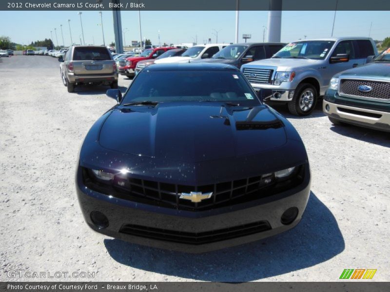 Black / Black 2012 Chevrolet Camaro LS Coupe