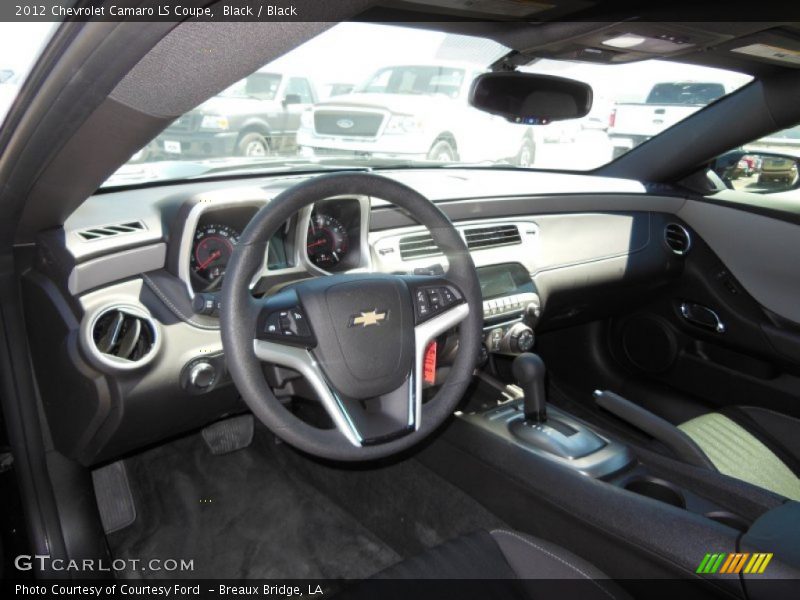 Black / Black 2012 Chevrolet Camaro LS Coupe